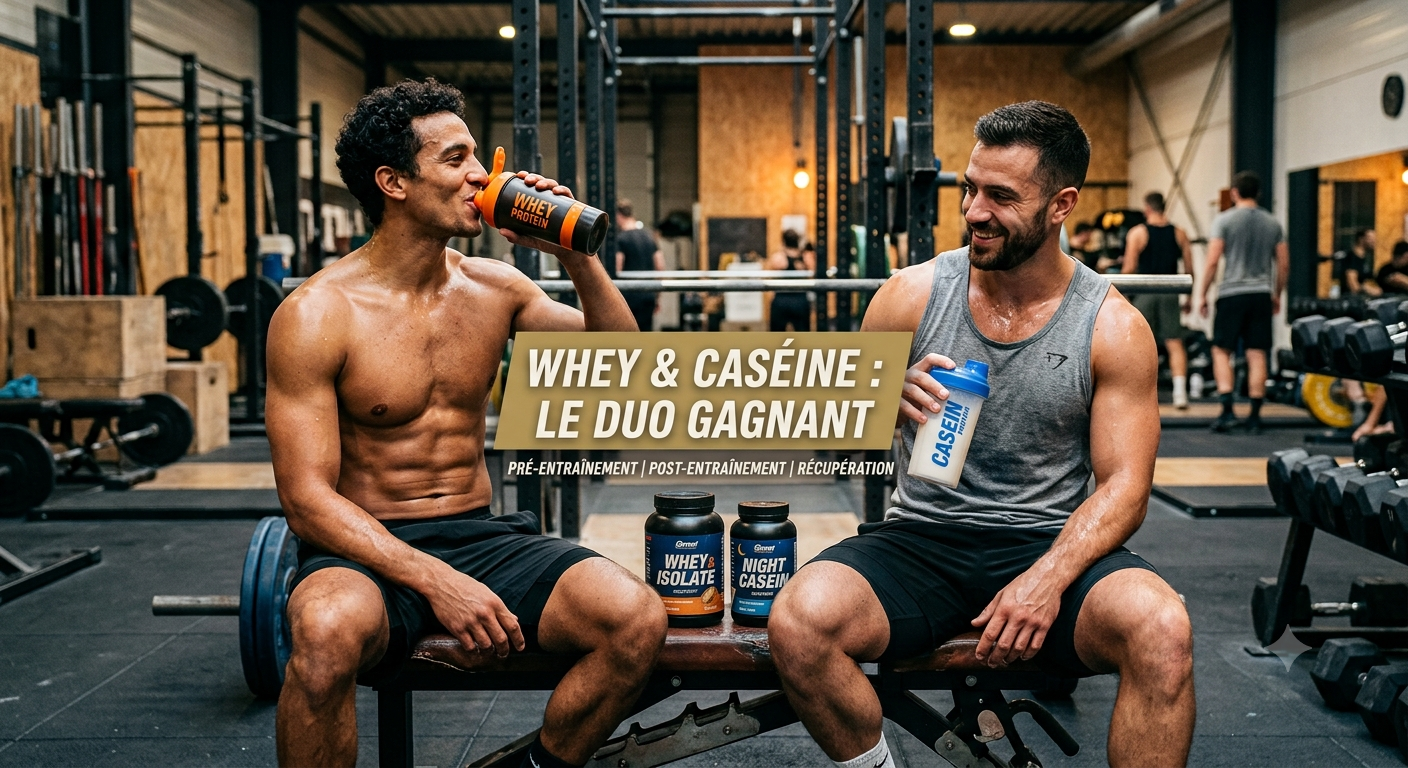 Whey et caséine, super combo pour la récupération musculaire