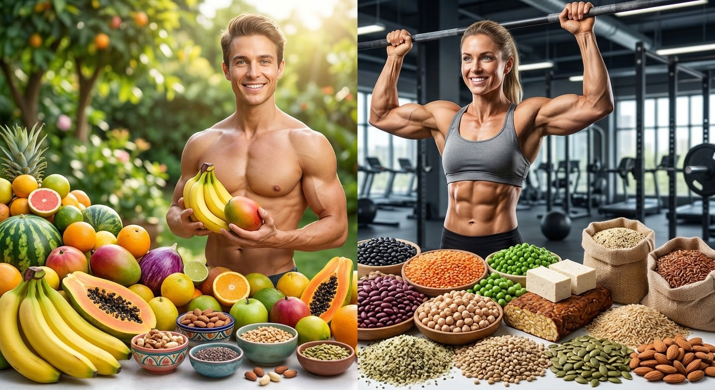 Le crudivorisme / frugivorisme et le développement musculaire